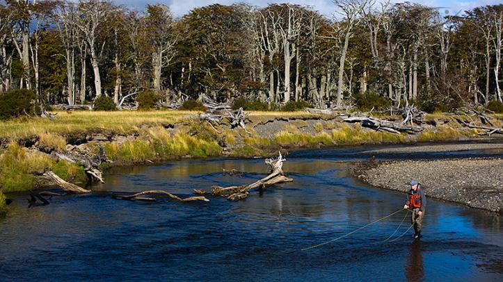 Pesca en el rio Irigoyen