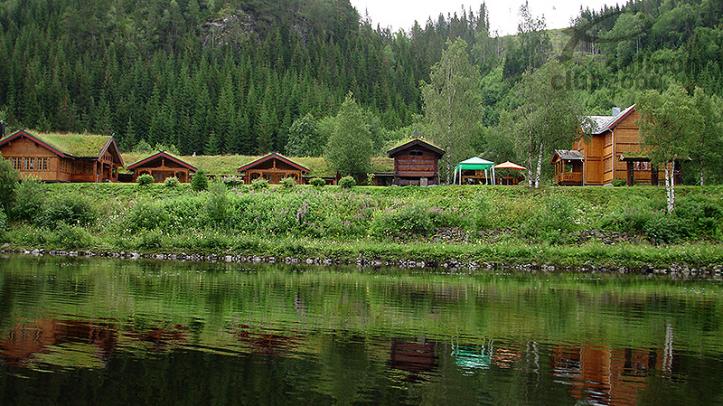 Orklagaard Lodge a orillas del Río Orkla