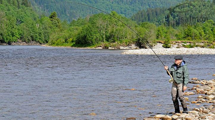 Pescador en pozo Junction Pool, NFC Tramo D2