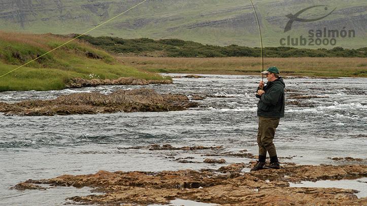 Pesca en el Río Grimsá