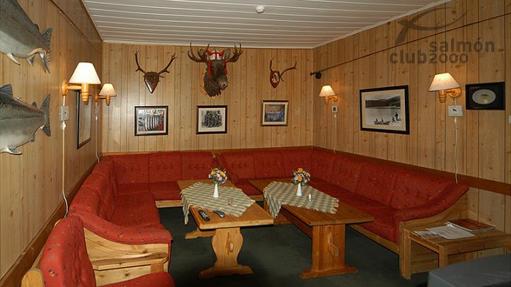 Interior del Orkla River Lodge