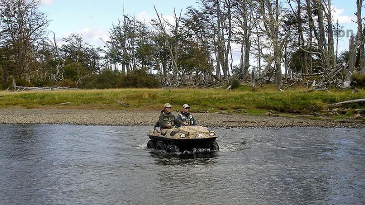 Pesca en el rio Irigoyen