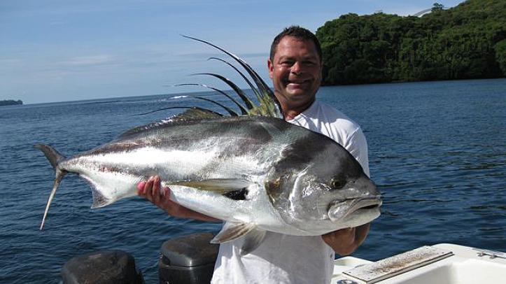 Pesca en el Golfo de Chiriquí, Oceáno Pacífico, Panamá.