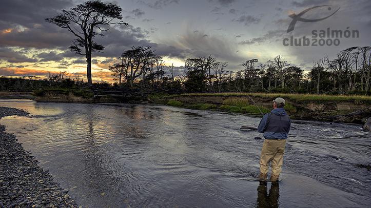 Pesca en el rio Irigoyen