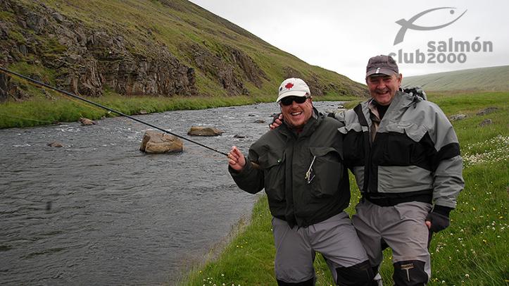 Pescadores en  Río Vatnsdalsá