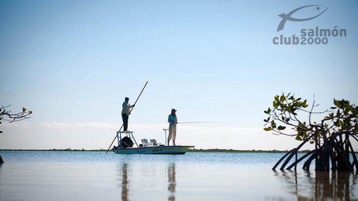 Pesca en Bair´s Lodge, isla de South Andros, Bahamas