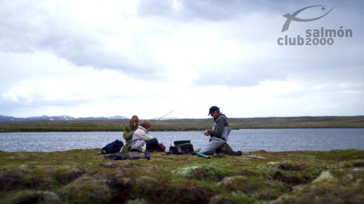 En el lago Ólafsvatn