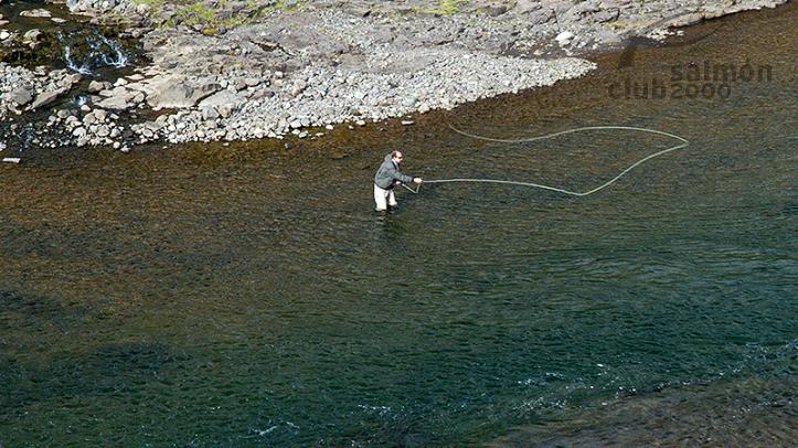 Pesca en el río Laxa in Aldalda