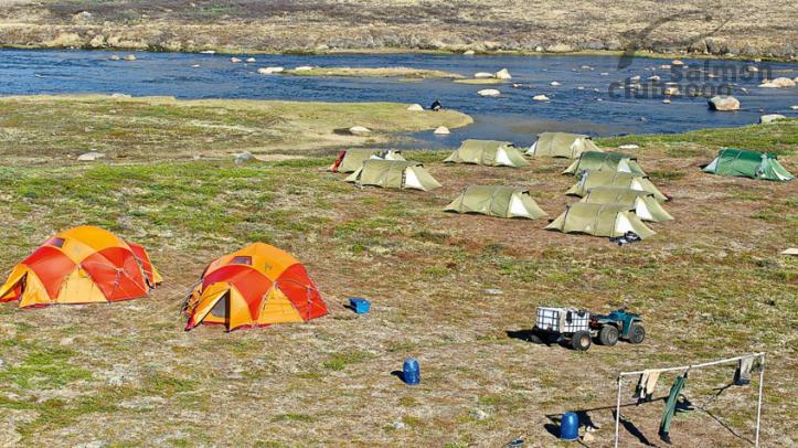 Campamento del Viaje de Pesca