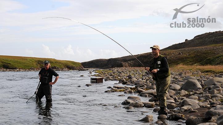 Pesca en el Río Jökla