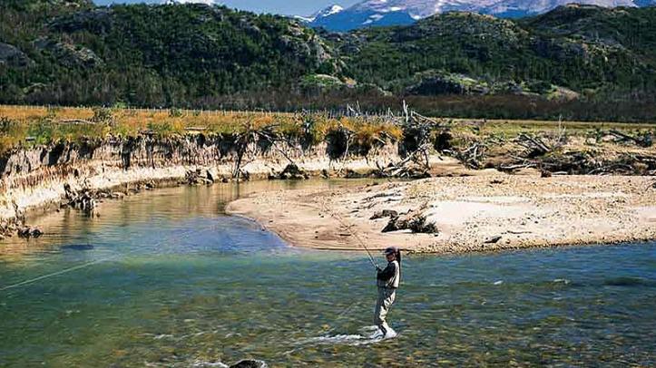 Pesca en el río Pico